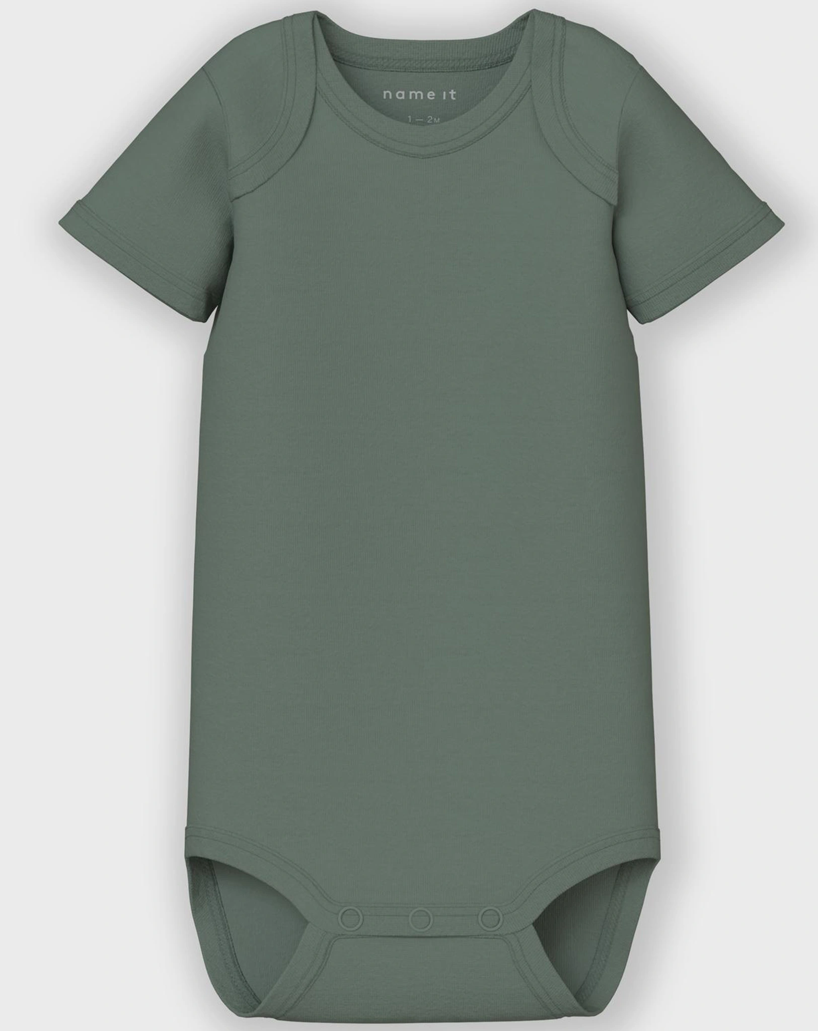 Kurzarm-Body NBMBODY WILD DINOS 2er Pack in weiß/grün