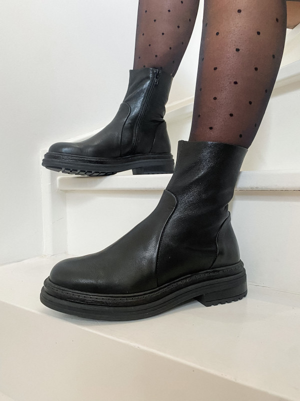 Aliwell - Bottines FLYNT Pully Noir