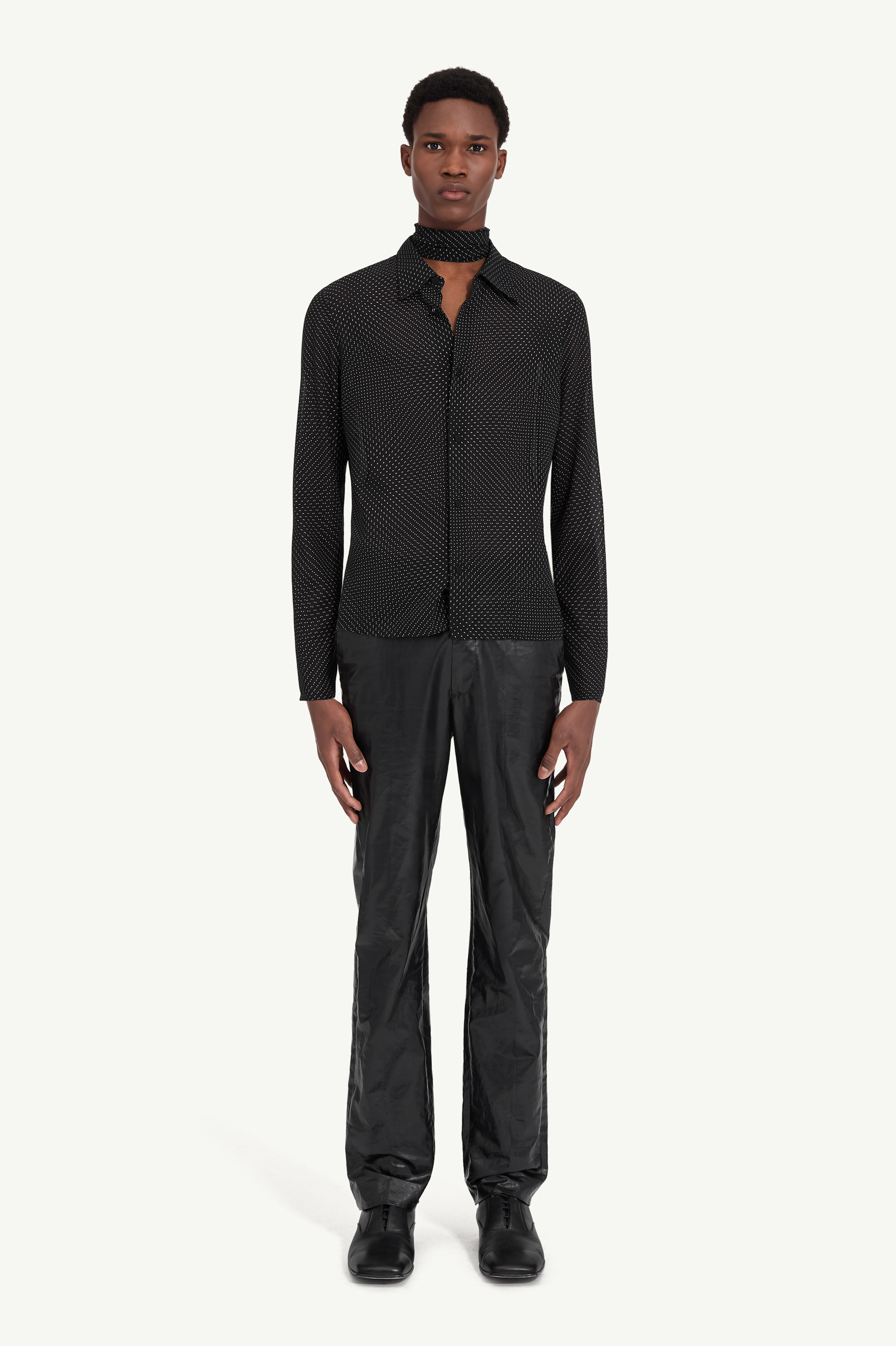 Chemise en mousseline imprimé étoile pour homme | MM6