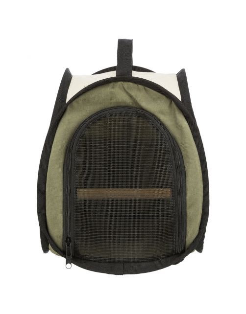 Trixie Vervoerstas - Vogeltransporttas - 27x32x27 cm Olijfgroen Beige