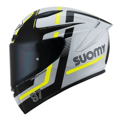 Casque Suomy TRACK-1 - NINETY SEVEN - Gris / Jaune