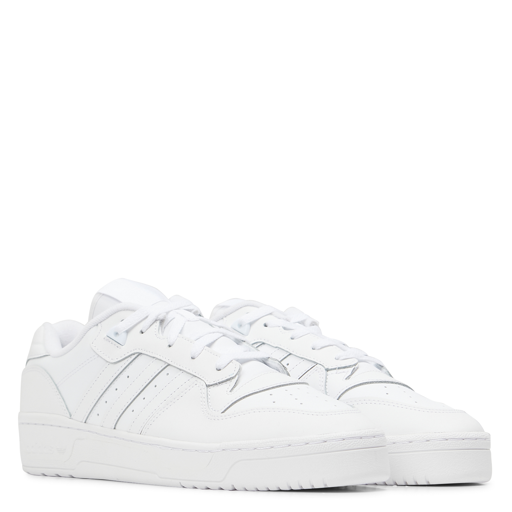 RIVALRY LOW - Baskets basses à lacets en cuir| Blanc