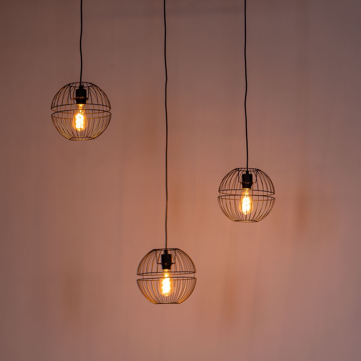 Moderne hanglamp zwart 3-lichts - Sphaera