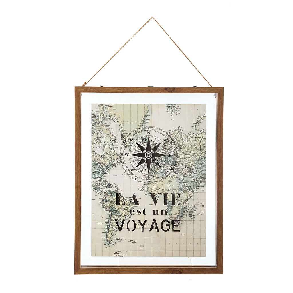 Cadre verre voyage 38x48cm