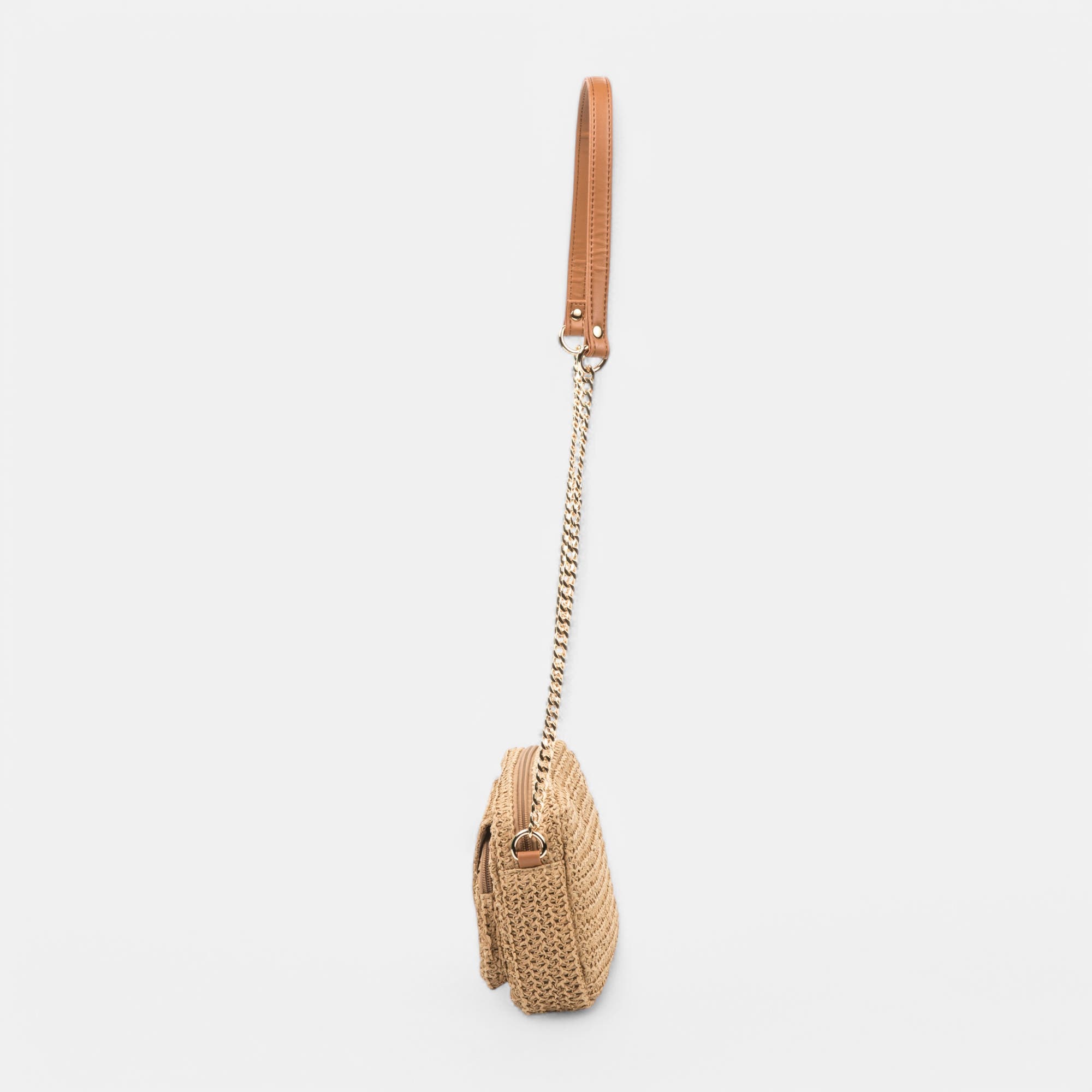 Sac bandoulière beige