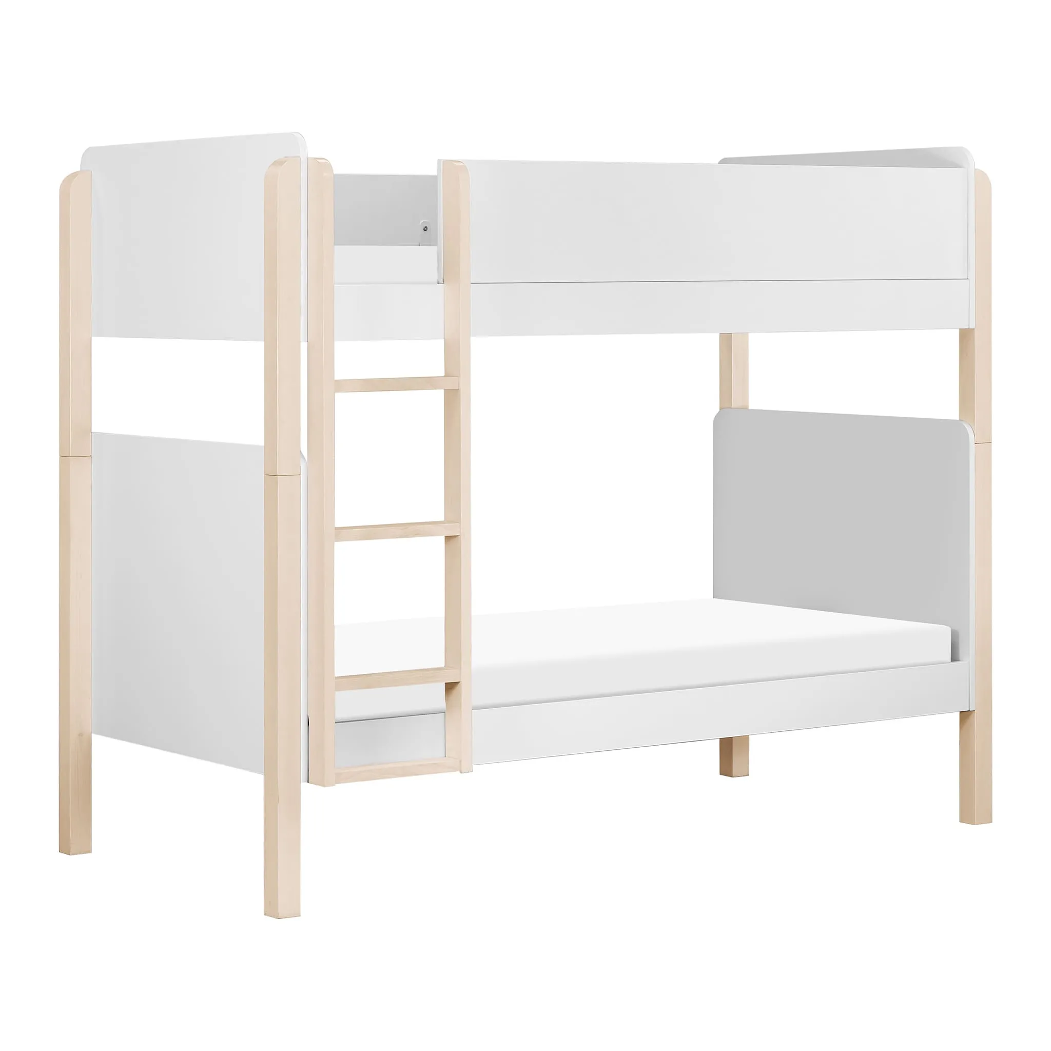 Babyletto Lit Superposé Tiptoe - Blanc  Naturel Lavé