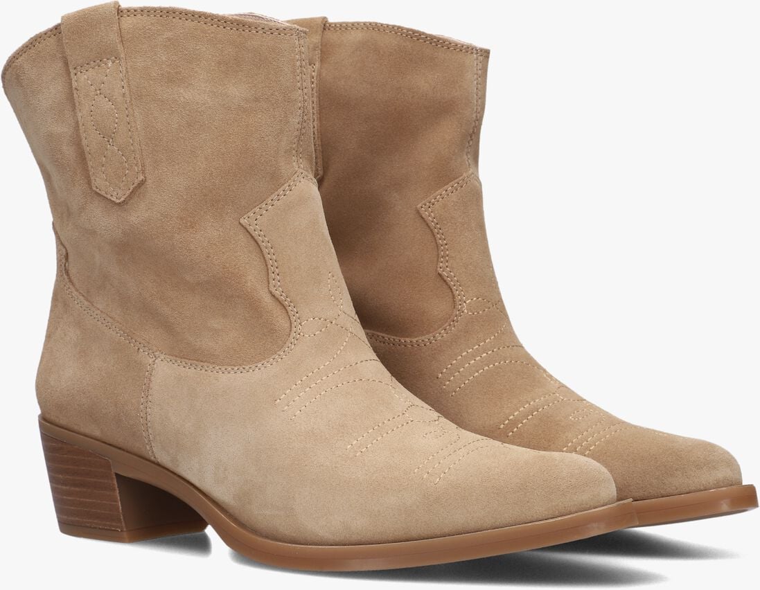 UNISA beige unisa enkellaarsjes gwen