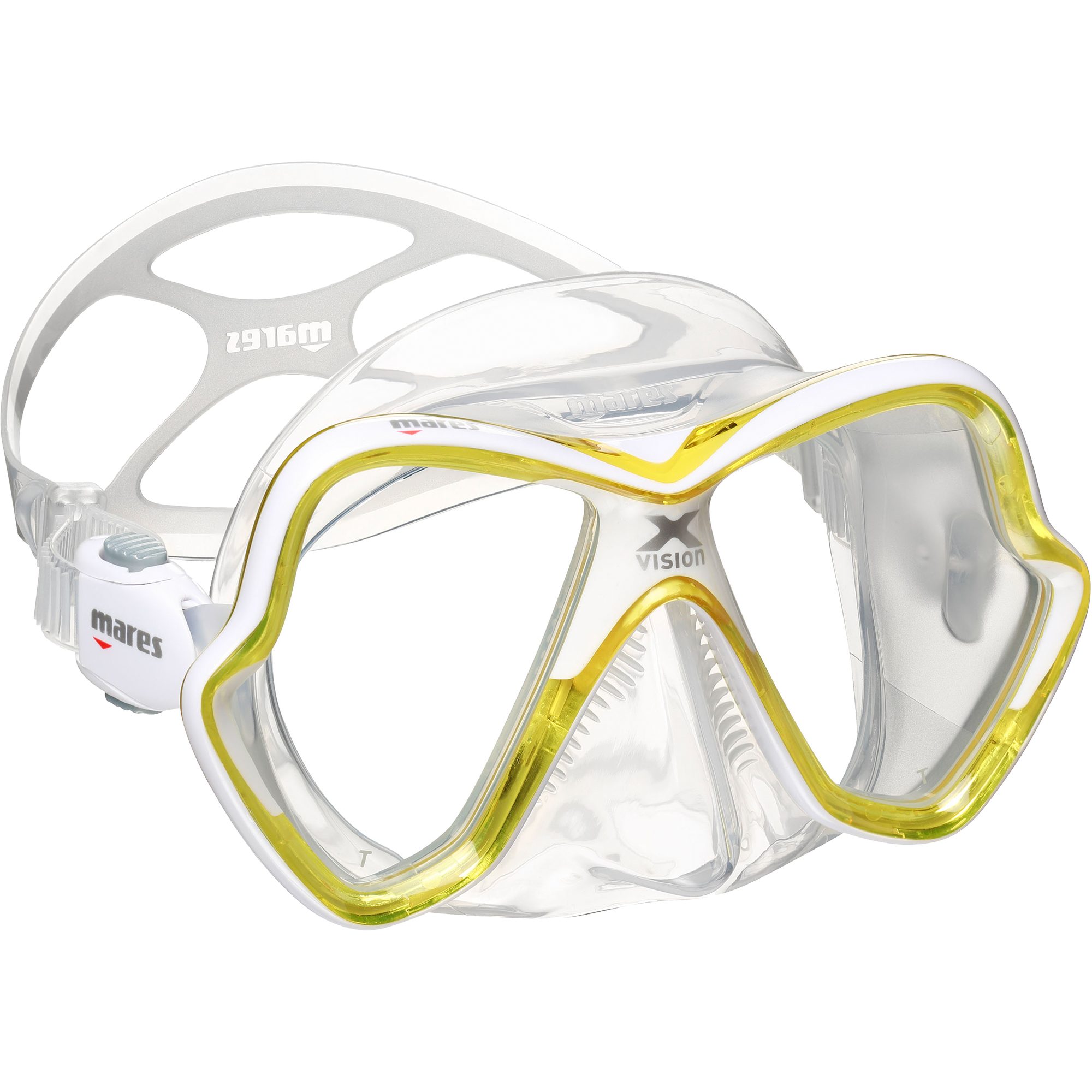 Mares X-Vision Tauchmaske gelb