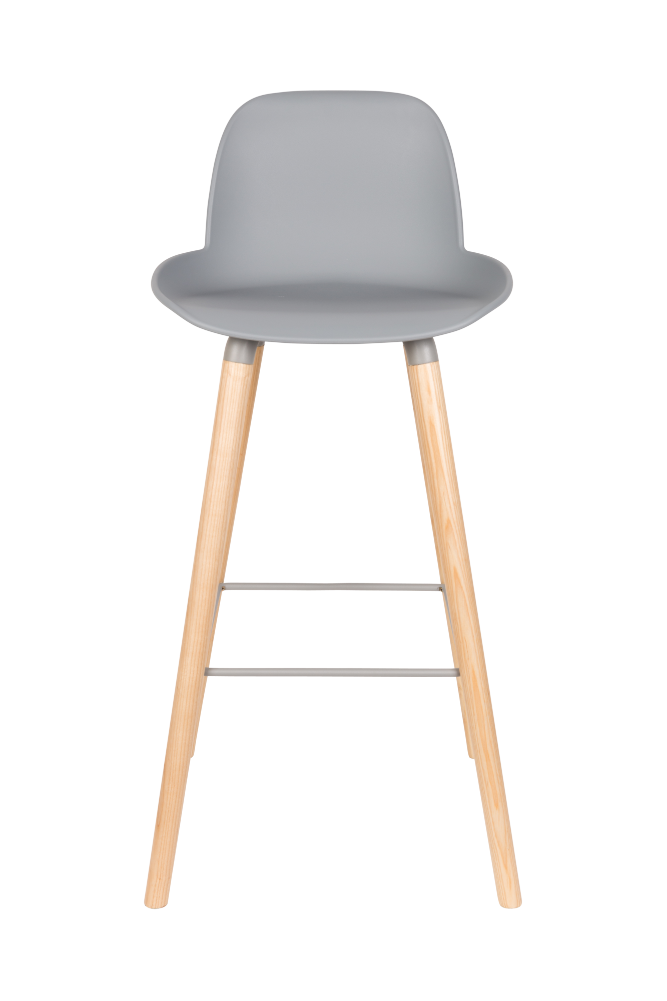 Barkruk Albert Kuip (zithoogte 75 cm) grijs - set van 2