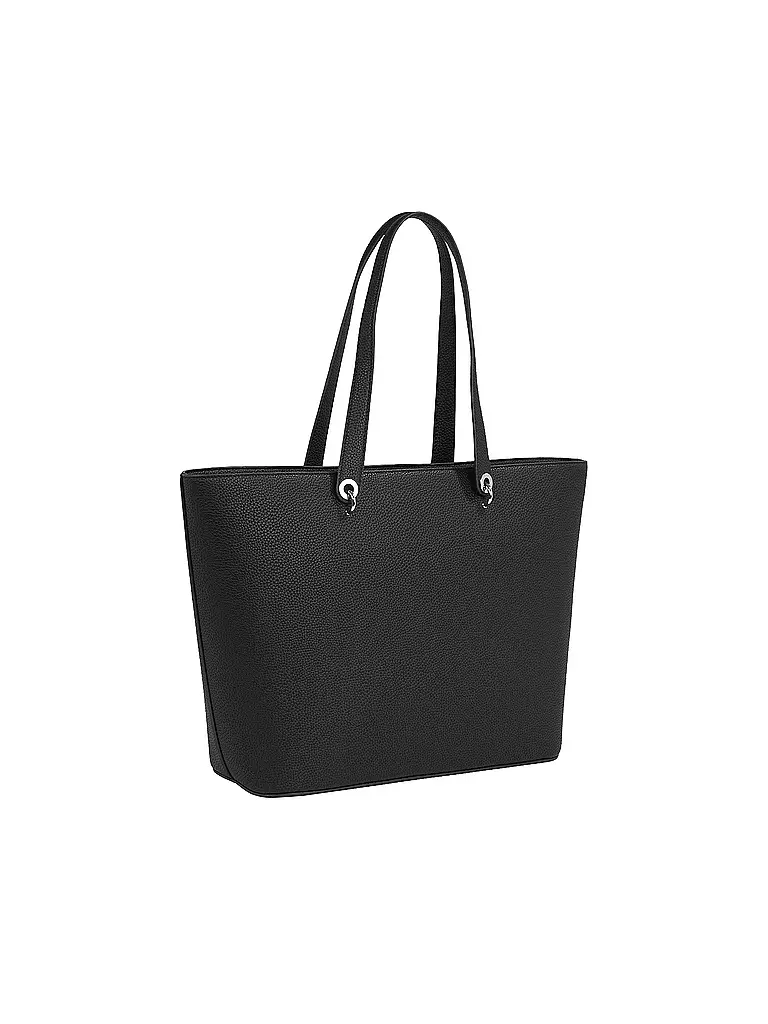 TOMMY HILFIGER Tasche - Shopper TH EMBLEM schwarz