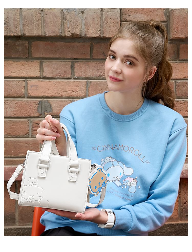 TIDECOLOR - Sanrio Cinnamoroll Top Handle Kunstleren Crossbody Tas / Tashanger / Set