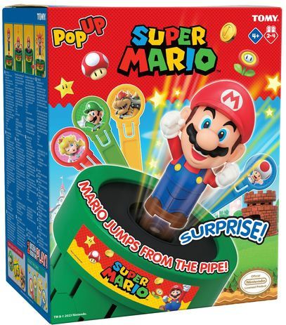 Tomy - Pop Up Mario - Kinderspel - Actiespel - Super Mario Bros
