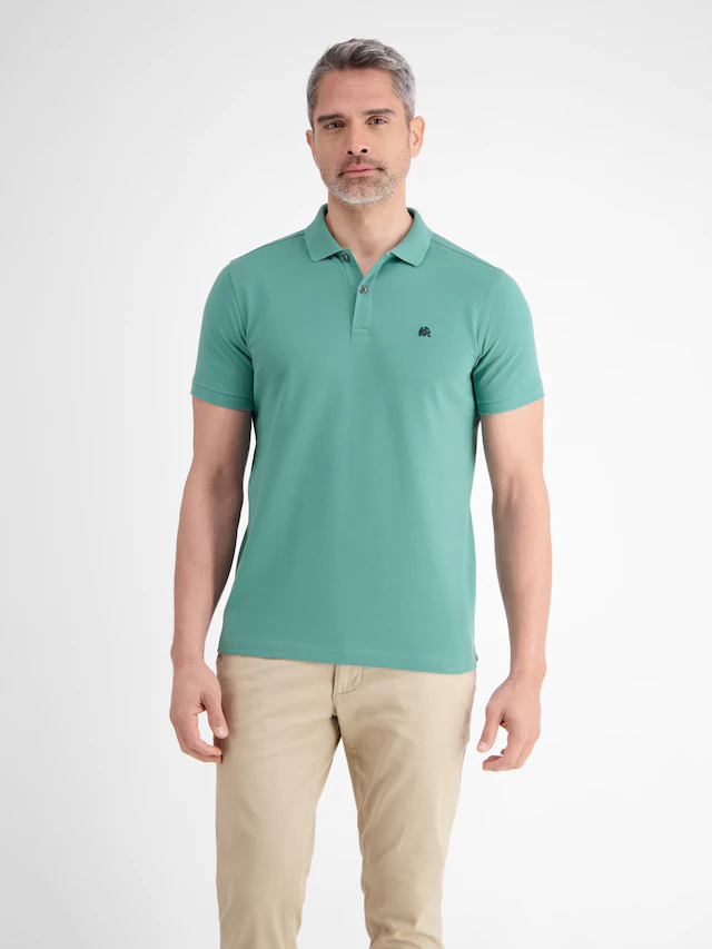 LERROS Poloshirt »LERROS Basic Poloshirt für Herren, unifarben«
