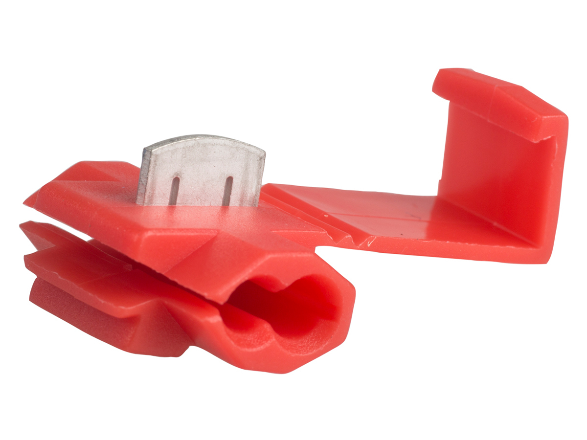 BBA aftakconnector 0,5 - 1,5 mm² (4x stuks) - red