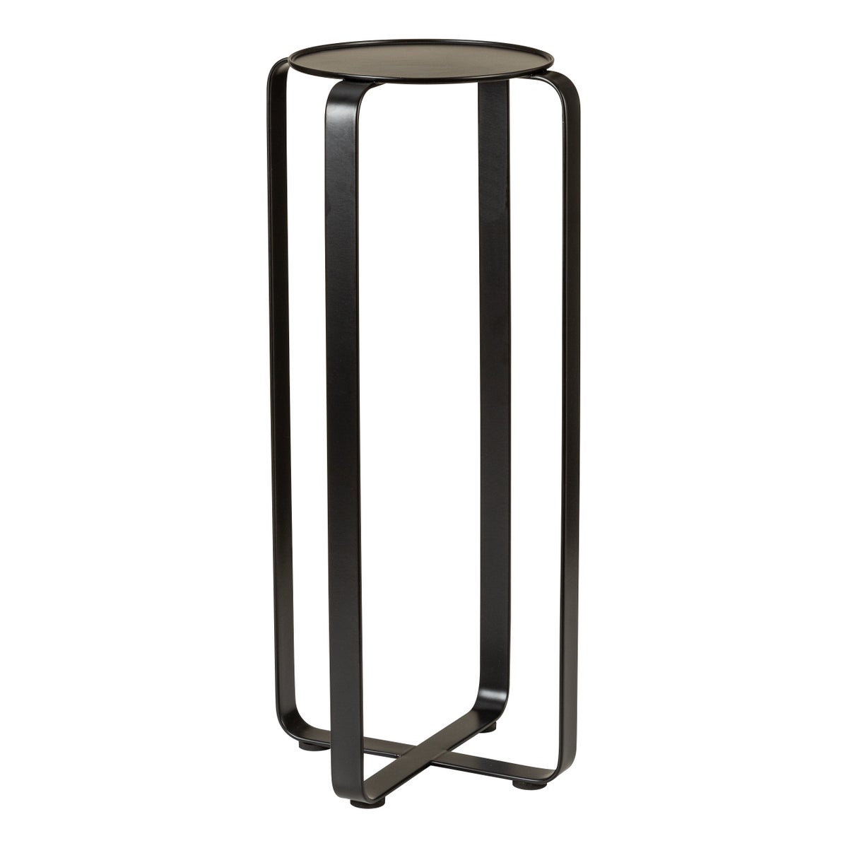 Scheurich Avignon 51, plantenstandaard/bloemenstandaard/bloempotstandaard/voetstuk van metaal, kleur: Satin Black, 23,3 cm diameter, 51,4 cm hoog, 14,9 l inhoud.