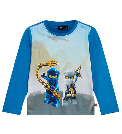 LEGO? Ninjago Bluse - LWTano - Blå m. Print