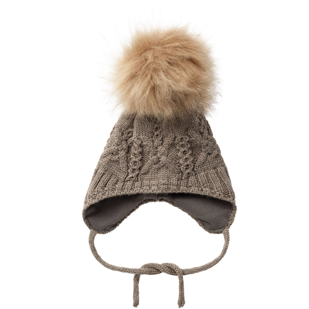 Køb Name It Walnut Wrilla Uld Strik Hat