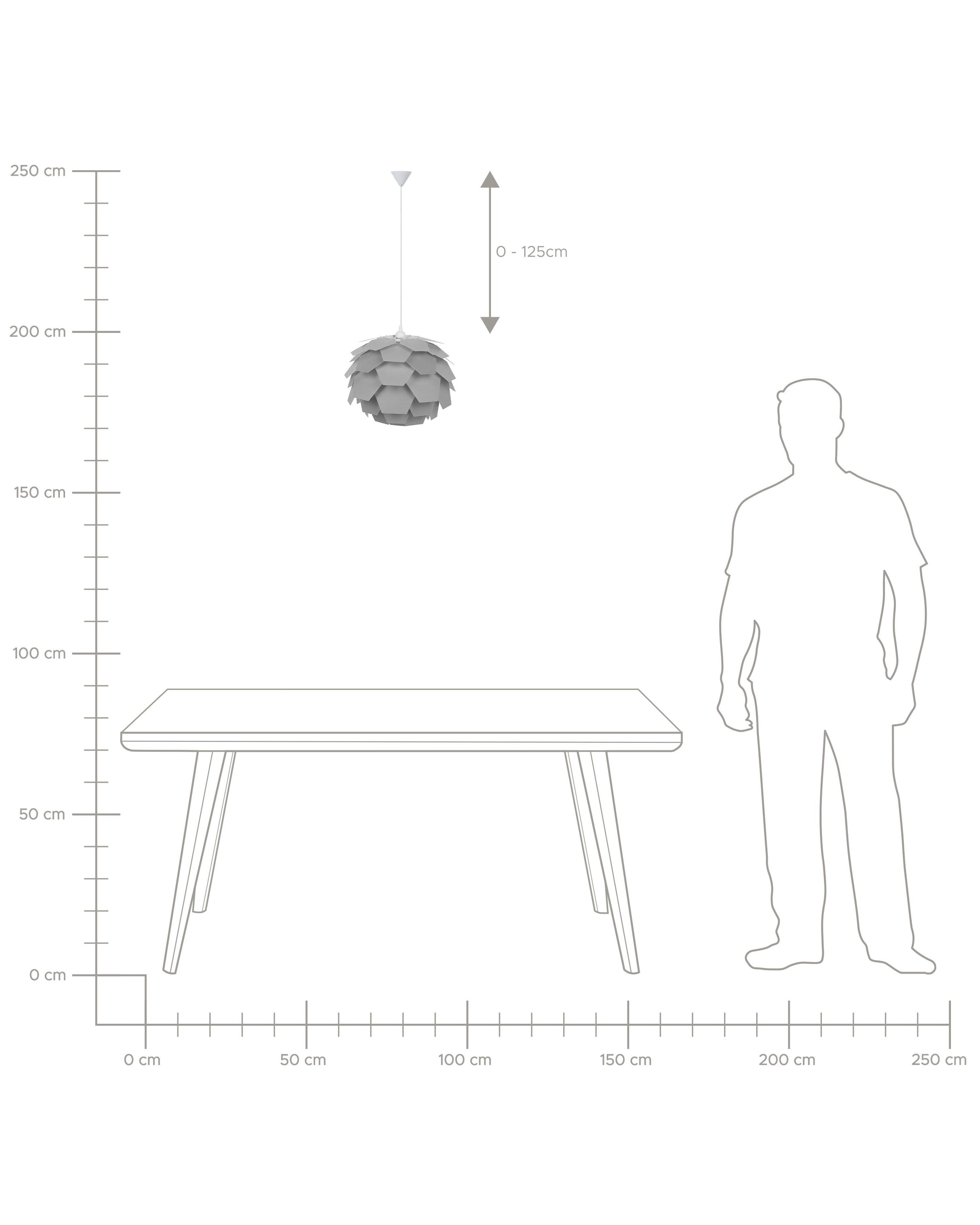 Hanglamp SEGRE S Grijs