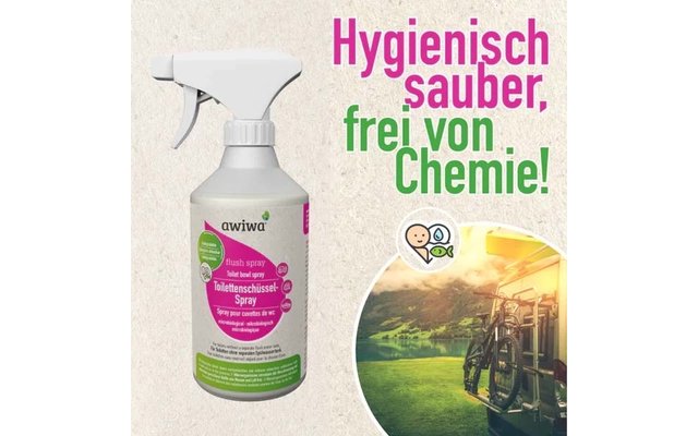 Awiwa Flush Spray Toilettenschüssel-Spray 500 ml, Toilettenreiniger