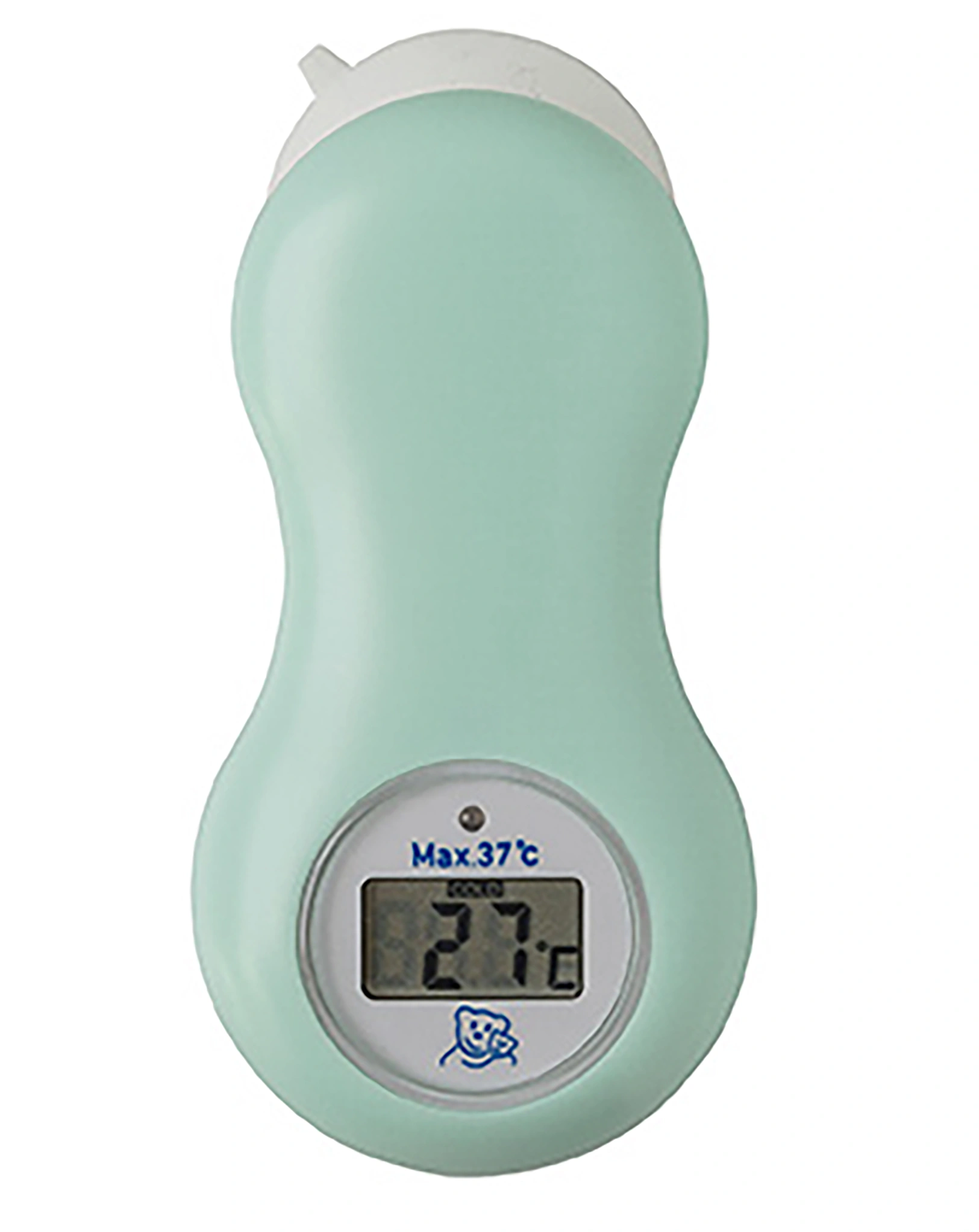 Badethermometer DIGITAL mit Saugnapf (12,5cm) in grün
