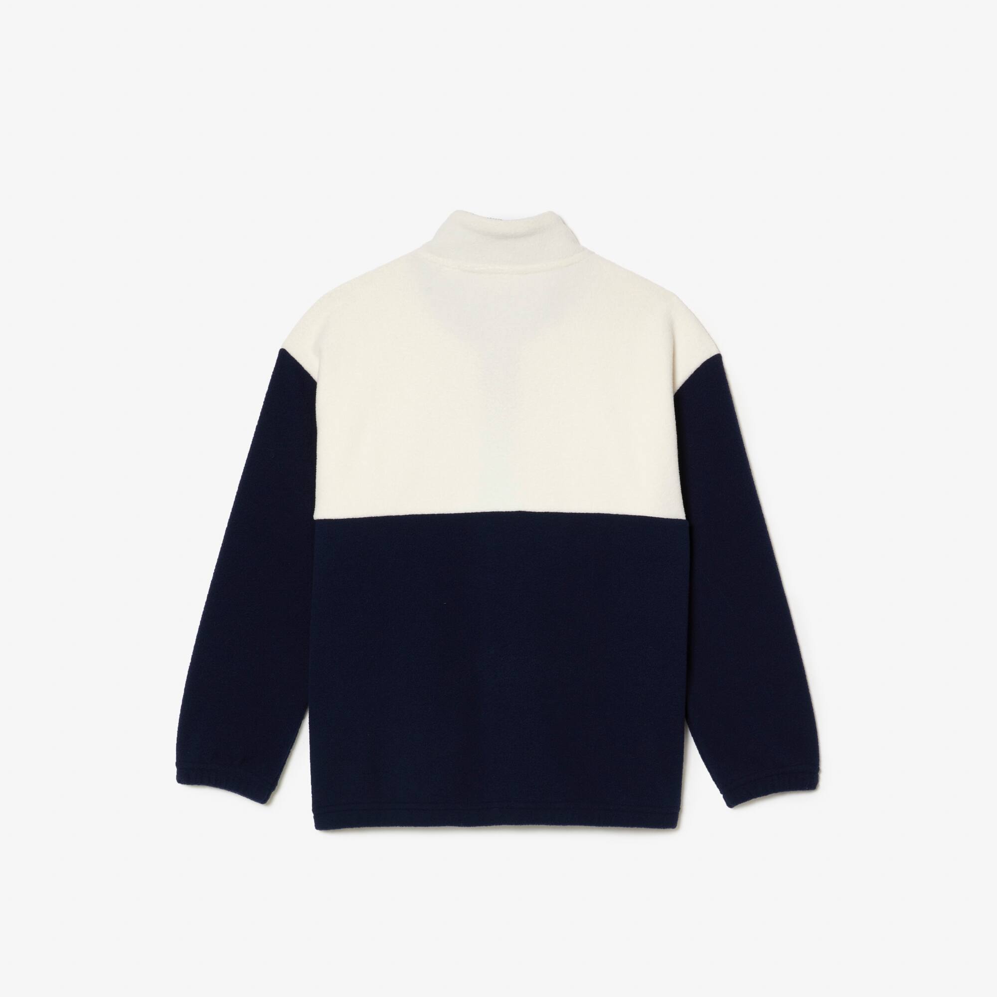 Sweatjacke mit Stehkragen und Kontrast-Detail Pullover & Sweatshirts - Blau - Lacoste - Kinder