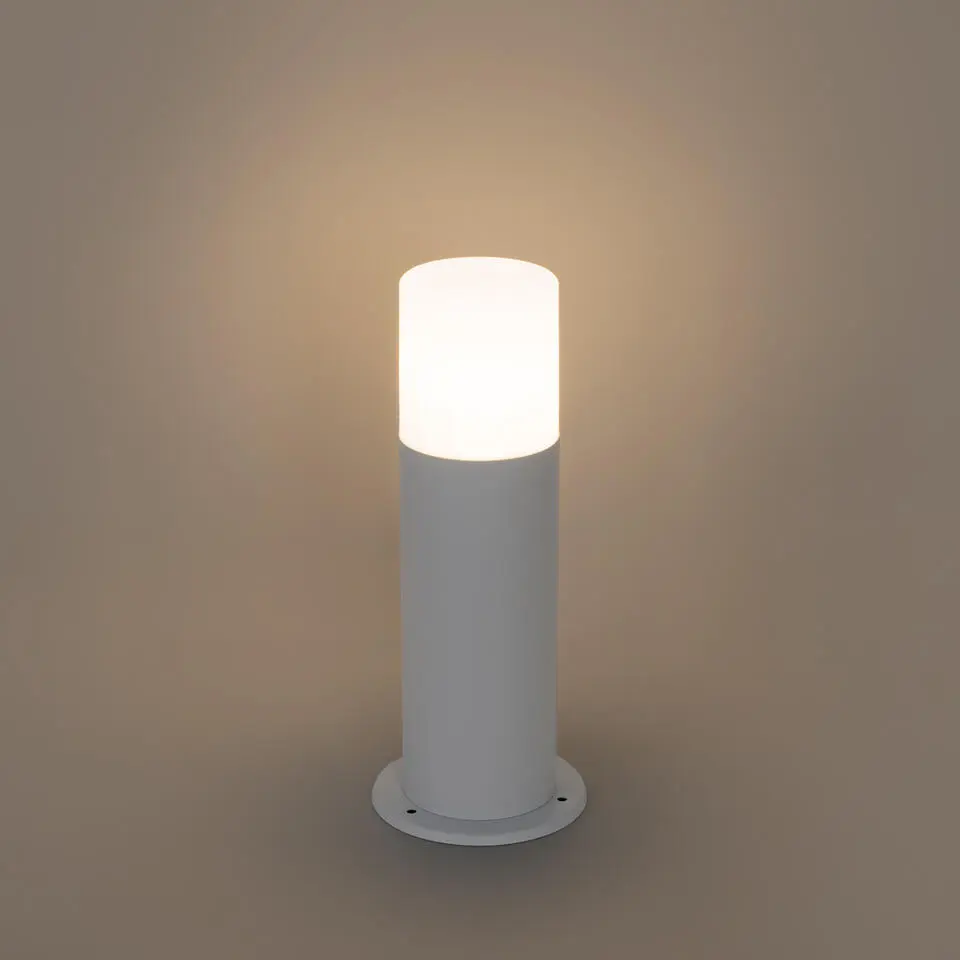 Qazqa staande buitenlampen odense wit e27