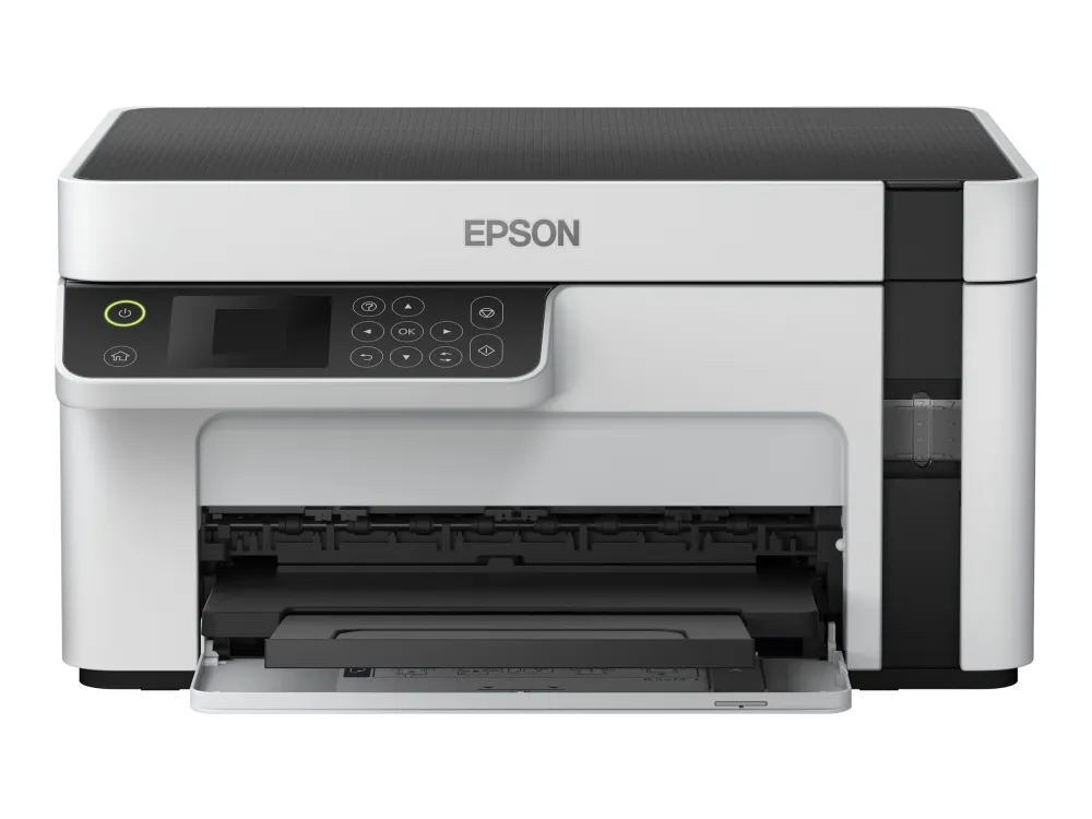 Epson EcoTank ET-M2120 - Multifunktionsprinter - S/H - blækprinter - A4/Legal (medie) - op til 15 spm (udskriver) - 150 ark - USB, Wi-Fi - hvid