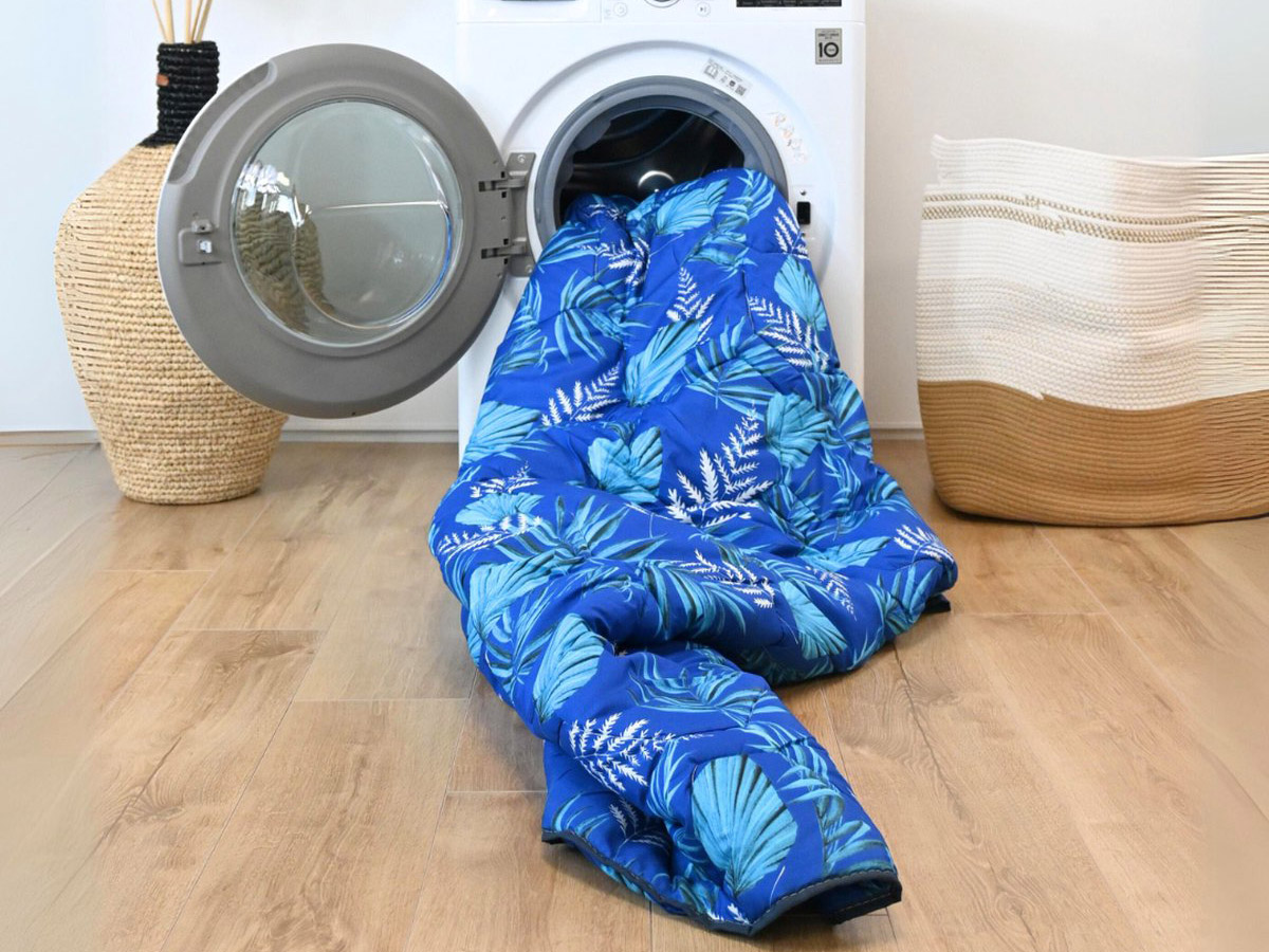 HappyBed Blue leaves All year dekbed - 240x220 cm
