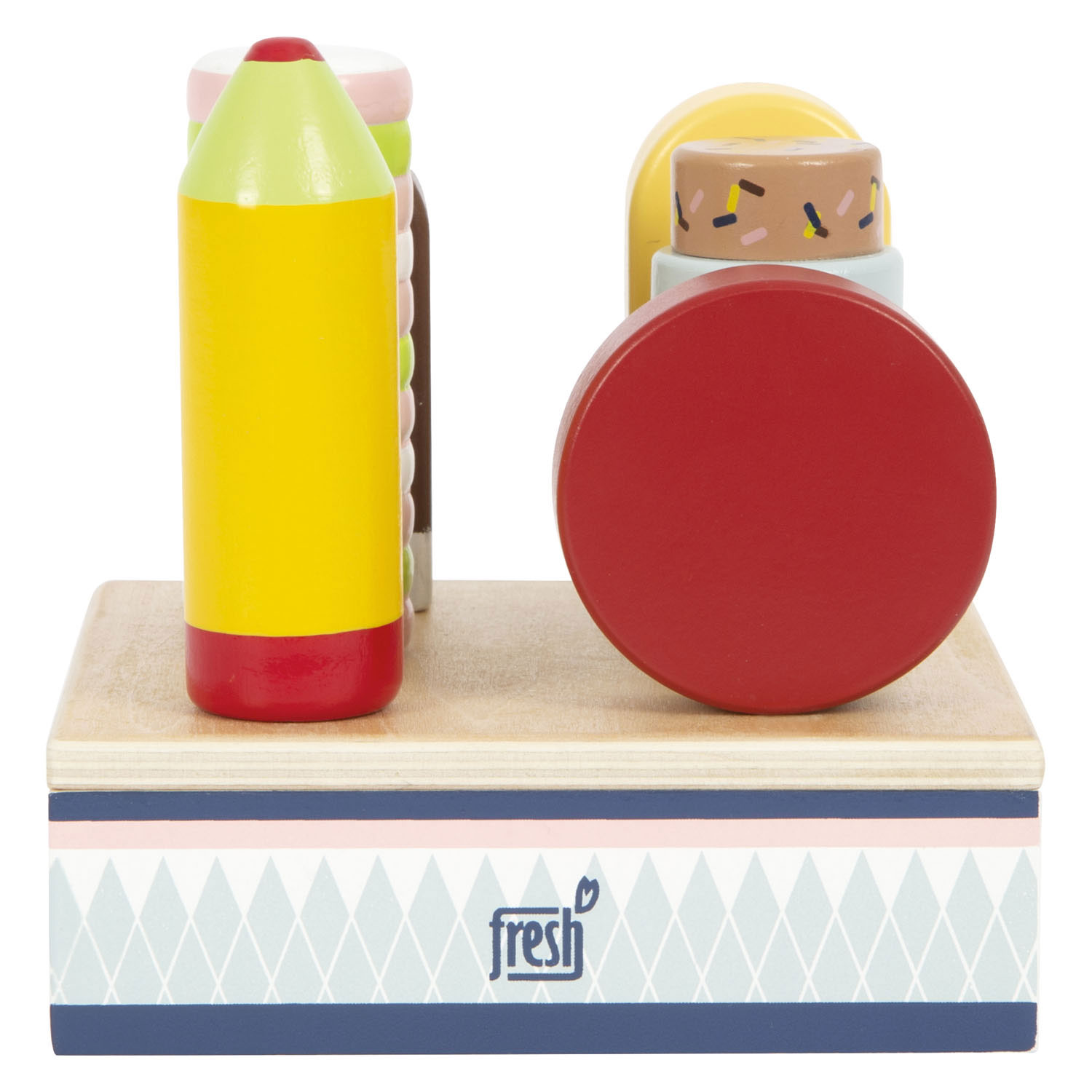 Small Foot - Houten Ijsjes Fresh met Standaard, 7dlg.