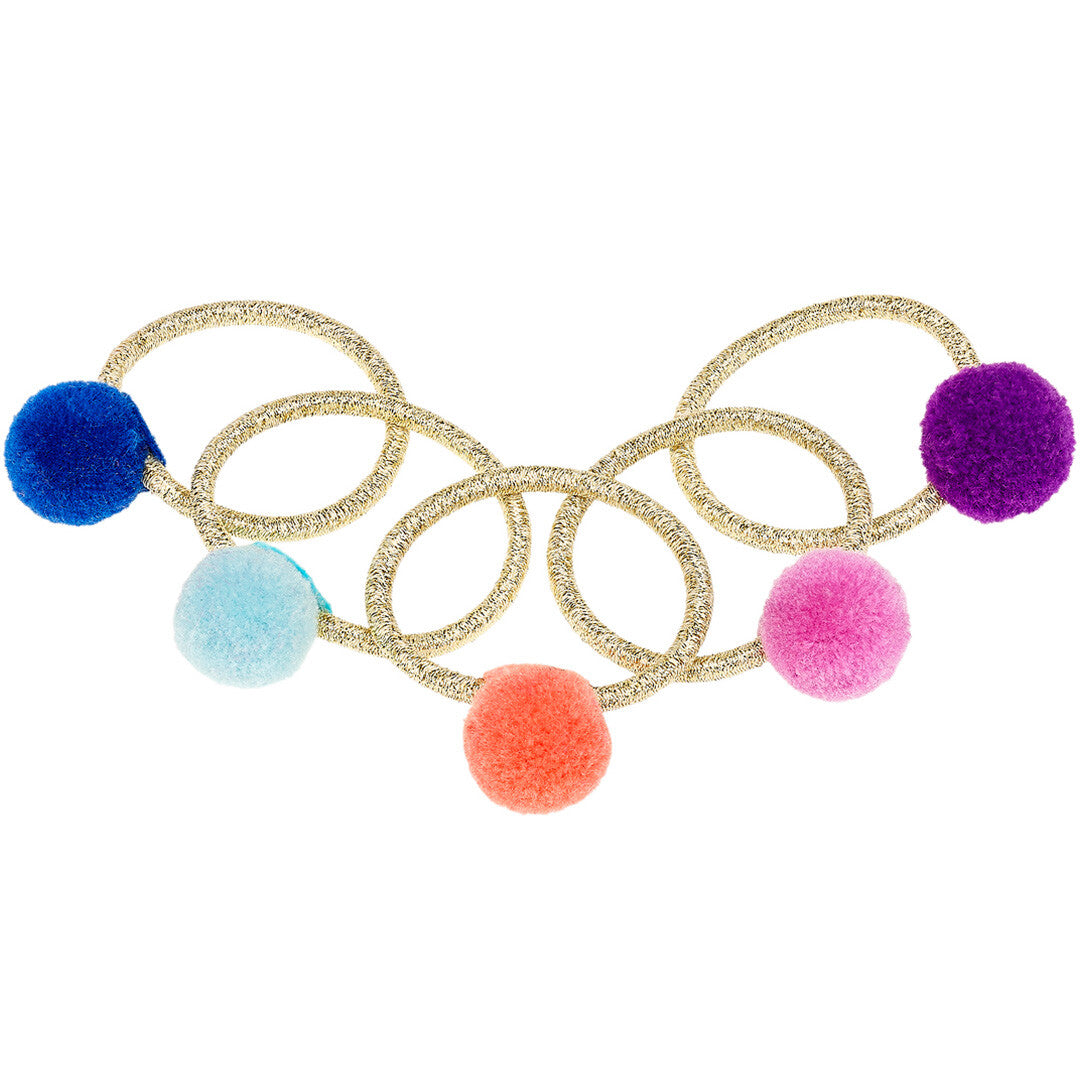 Souza for kids haarelastiekjes elif - goud - 5st
