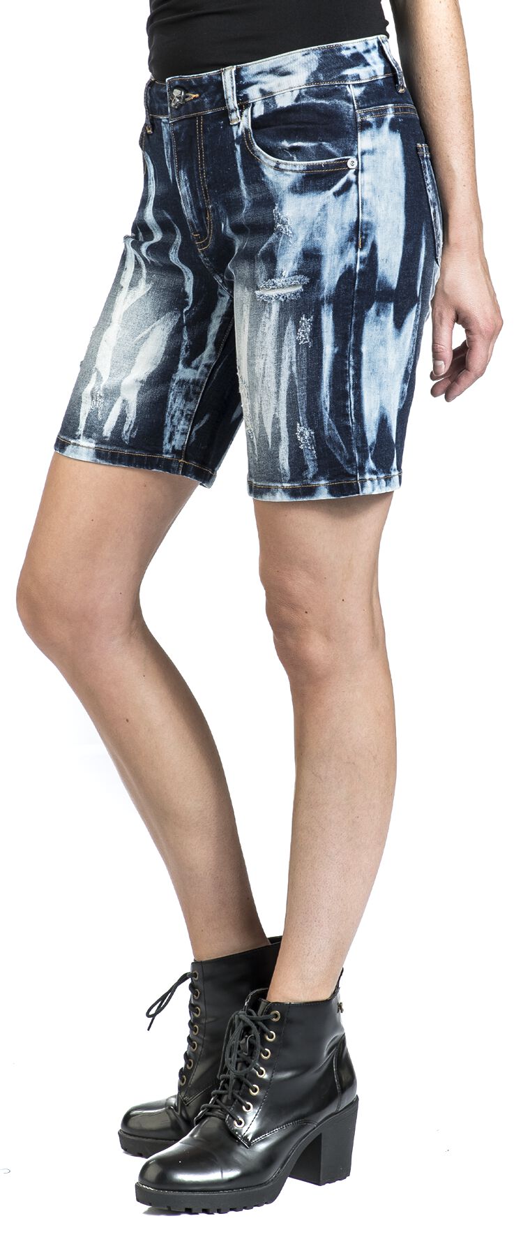 Short Délavé | Rock Rebel by EMP Short