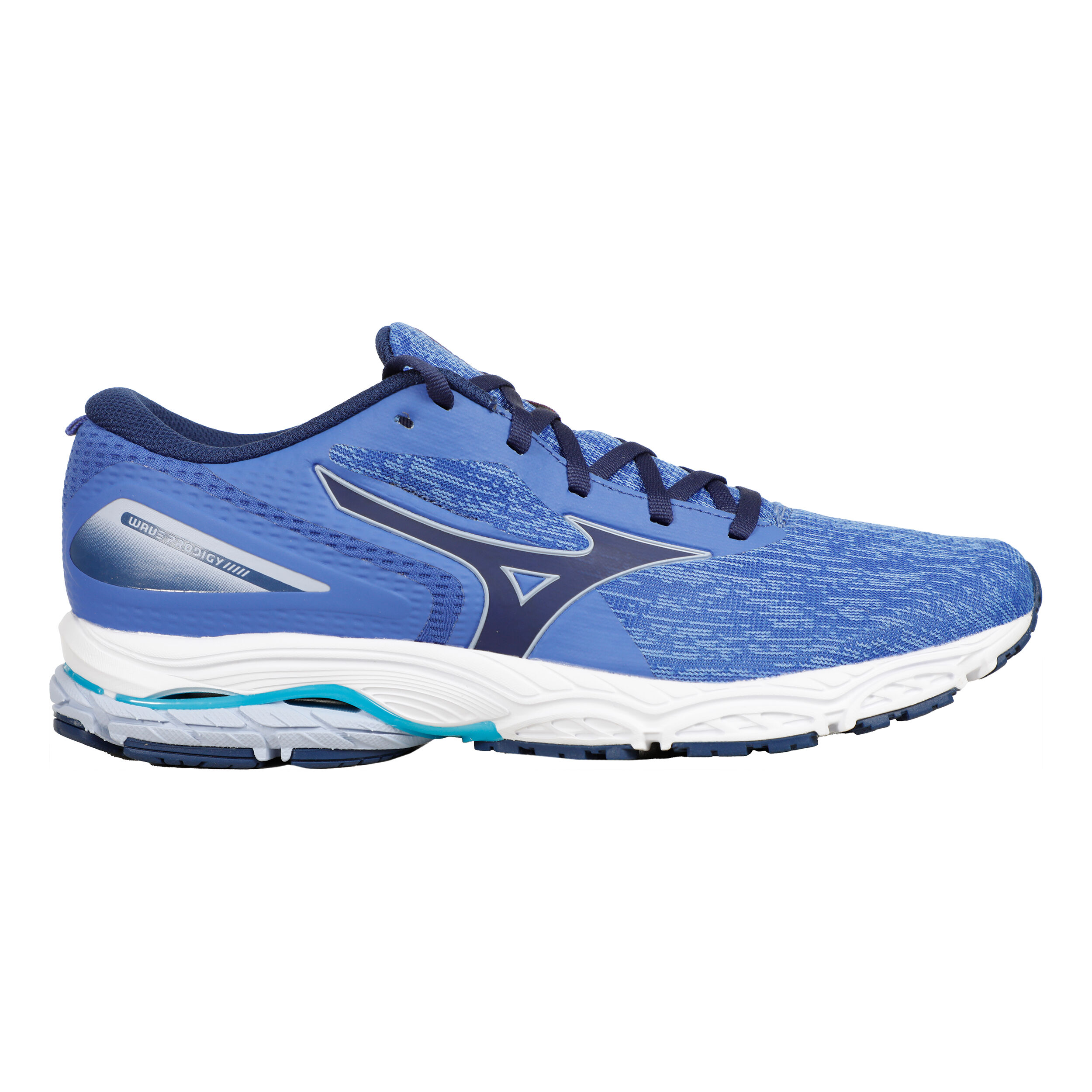 Mizuno Wave Prodigy 5 Chaussure De Running Sans Stabilisateurs Femmes - Bleu , Blanc