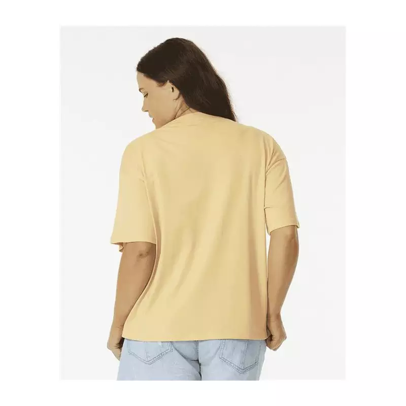 Teeshirt femme RIPCURL Icons Of Surf Relaxed Tee Washed Yellow 2XS
