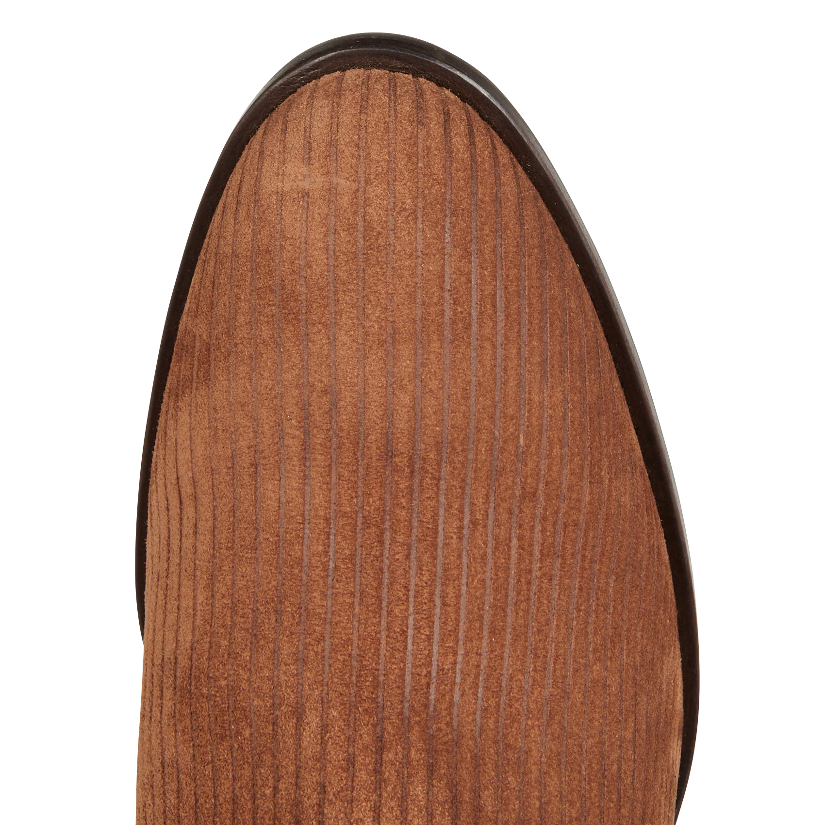 NARINA - Bottines en cuir velours| Rouge