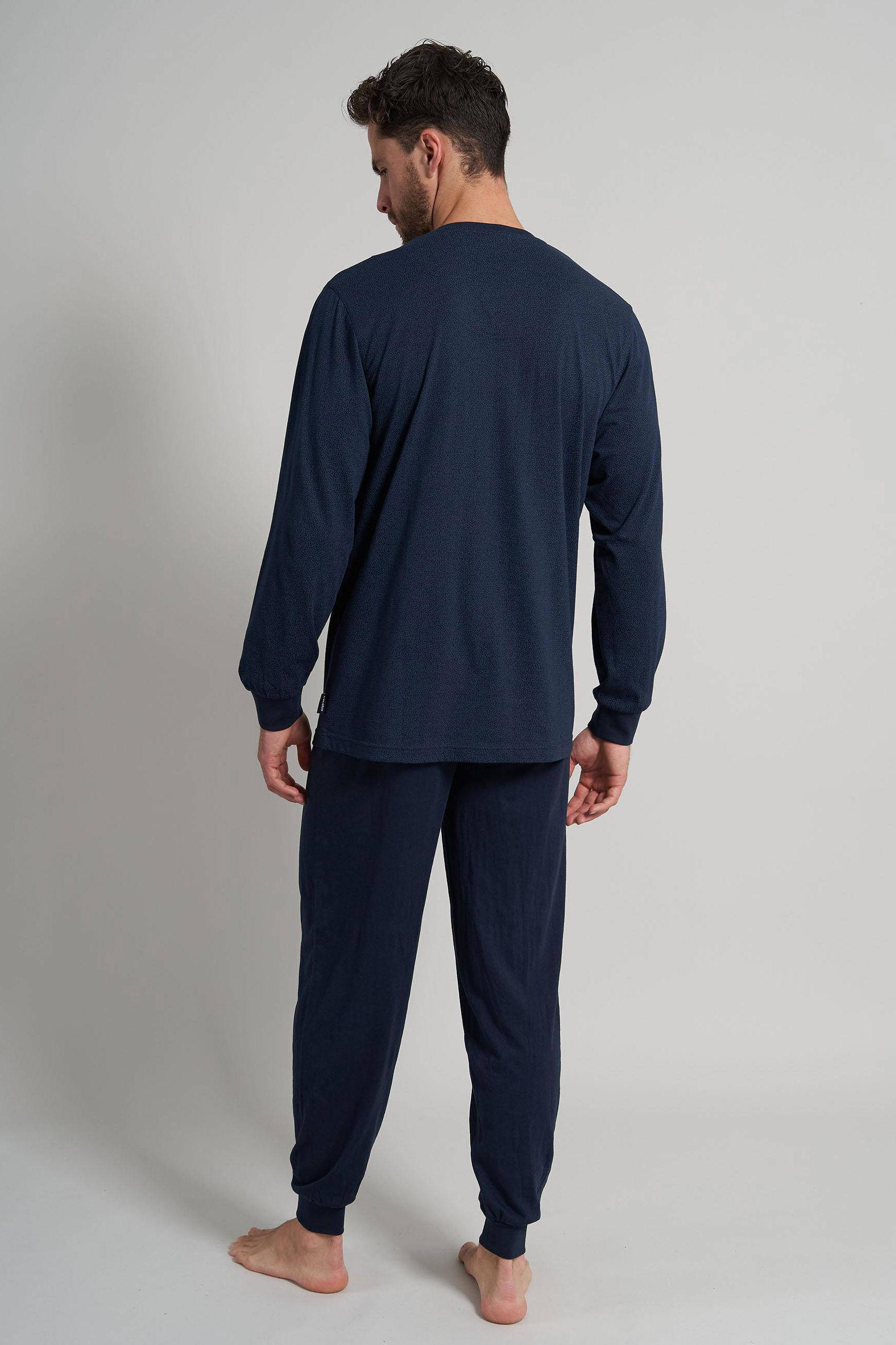 Ceceba +size pyjama blauw/donkerblauw