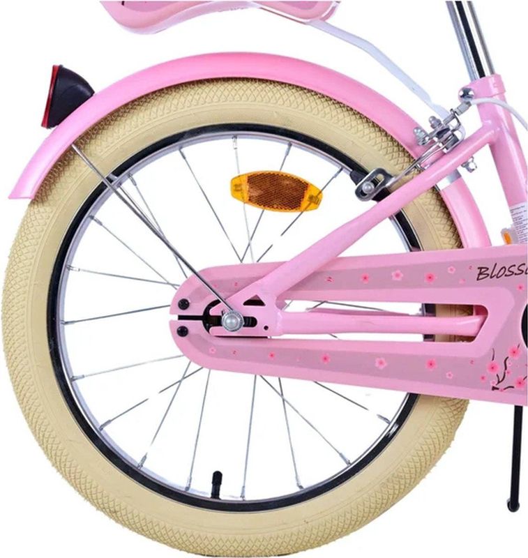 Volare - Blossom - Kinderfiets - Roze - 18 inch - Twee Handremmen