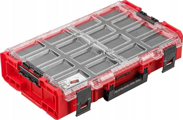 QBRICK SYSTEM ONE Organizer 2XL 2.0 Multilayer Foam Inserts RED Ultra HD Custom - 1 pc. per carton