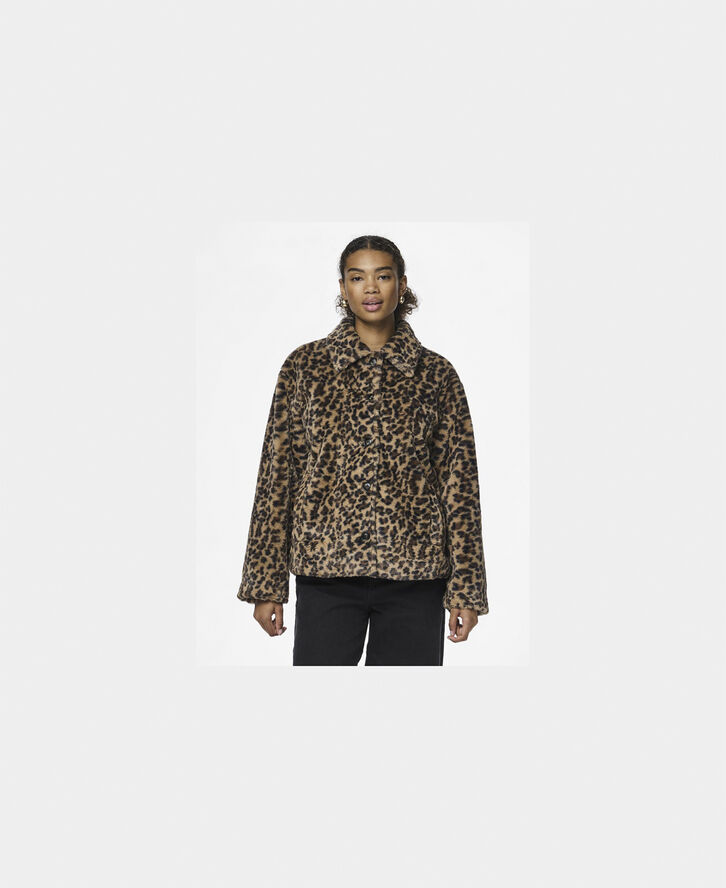 Pieces PCROBYN JACKET Brown sugar/leo