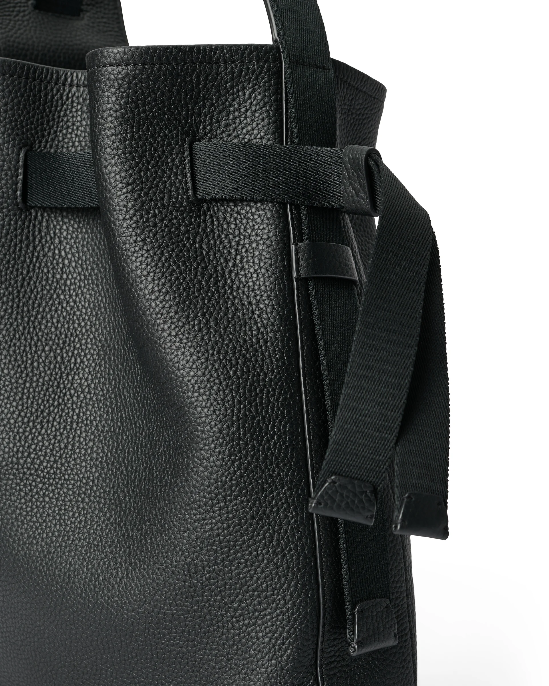 ECCO Sail Bag Hobo-Tasche aus Leder Schwarz 35X33X13 cm