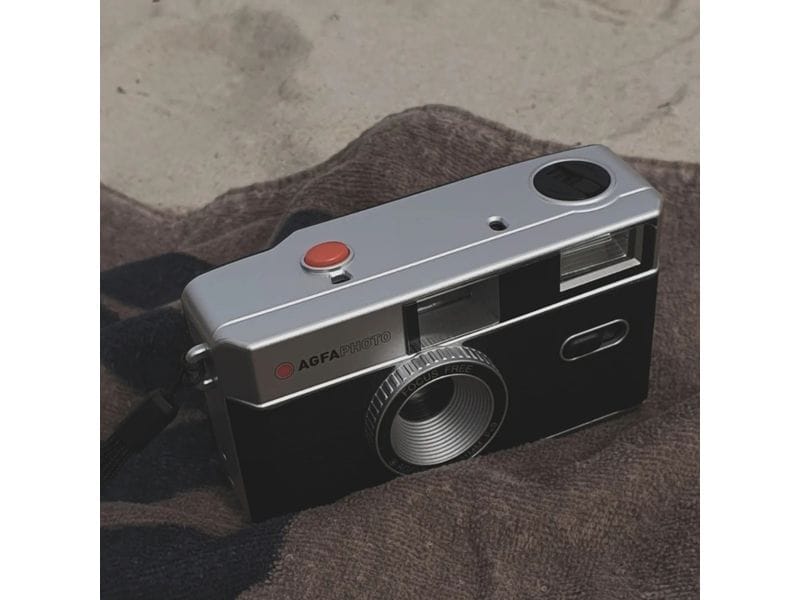 Agfa Analogkamera 35 mm - Schwarz Wiederverwendbare 35 mm Analogkamera