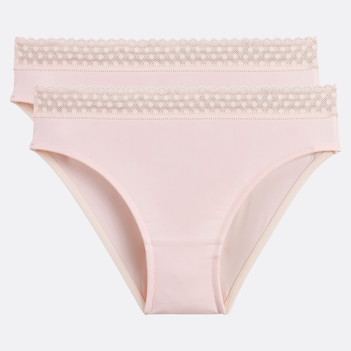 COLEÇÕES LA REDOUTE<br>Conjunto de 2 slips em microvezels