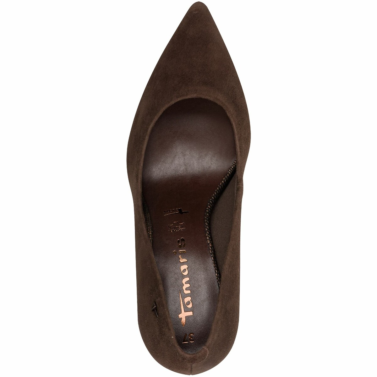 TAMARIS<br>Sapatos de couro de bico fino