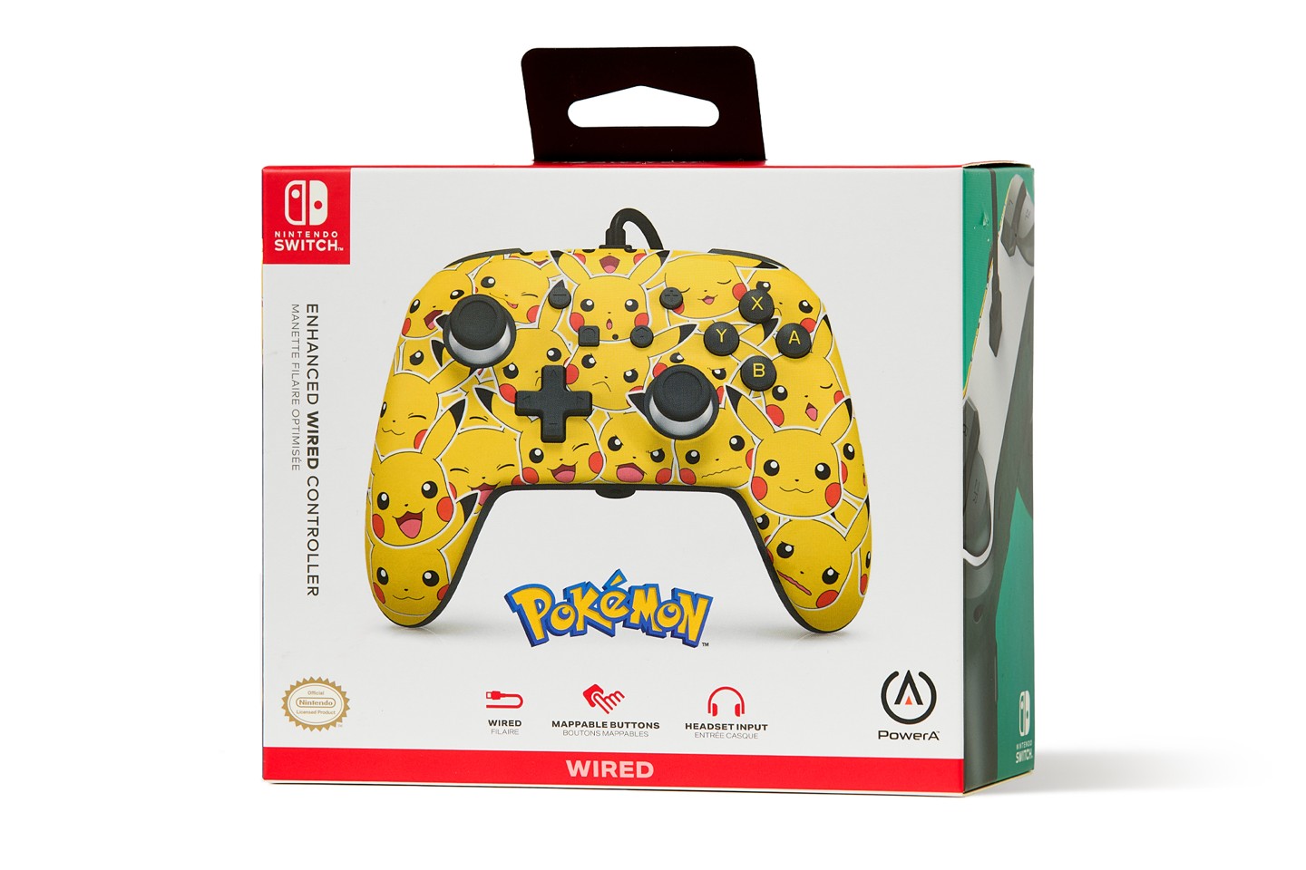 PowerA Enhanced Wired Controller for Nintendo Switch - Pikachu Moods