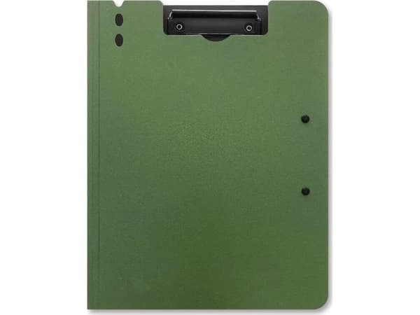 Tadeo Trading Board med to klips og et PENMATE A4-deksel, olivengrønn