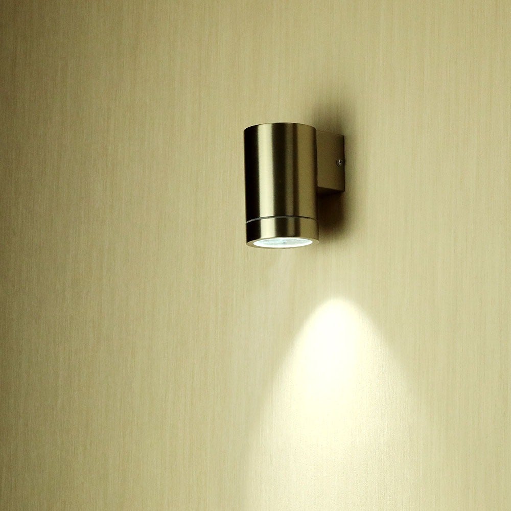 GU10 Buitenverlichting - Wandmontage - Fittingen - Roestvrij staal - IP44 - Modelnr.: - VT-7641