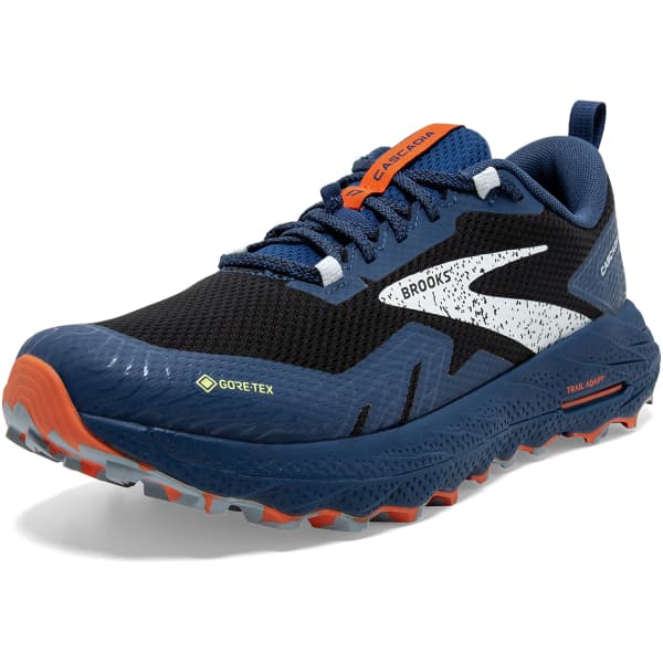 Chaussure trail BROOKS CASCADIA 17 GORE-TEX BLACK/BLUE/FIRECRACKER
