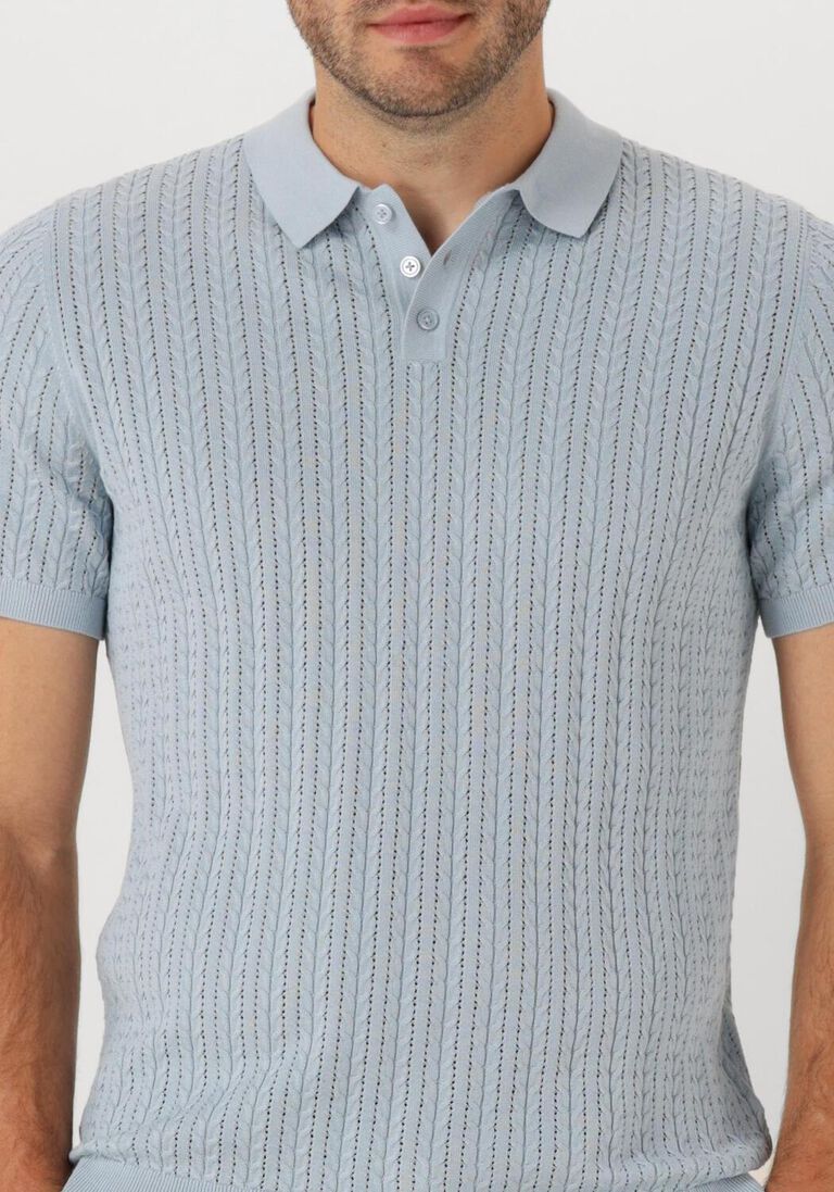 lichtblauwe drykorn polo triton 420197