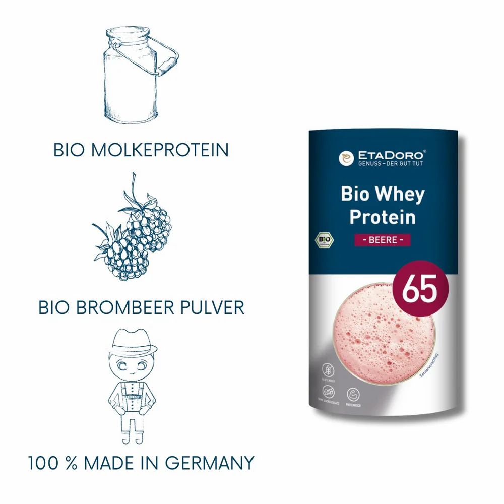 ETADORO Bio Molke Shake Beere