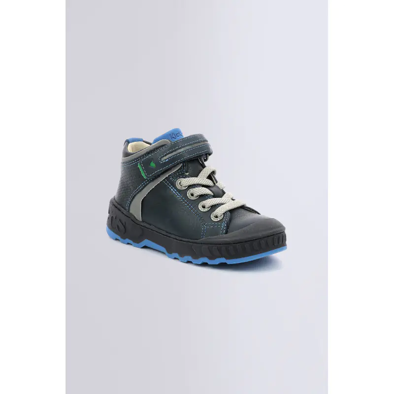 KICK TEEN MARINE SNEAKERS HAUTES Cuir Garçon
