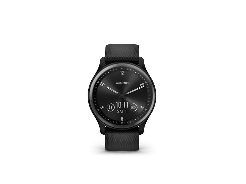 GARMIN Sportuhr Vivomove Sport Schwarz/Grau Sportuhr
